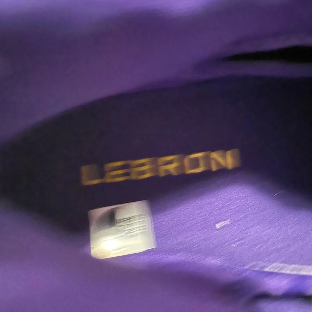 - - Nike  Air  Zoom Generation Lebron  beautiful, purple color size 7, men’s